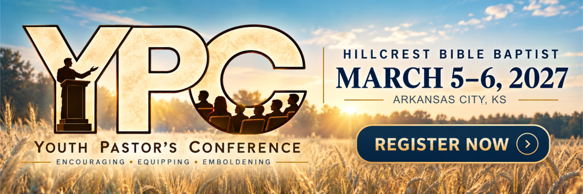 Youth Pastor's Conference - Register Now